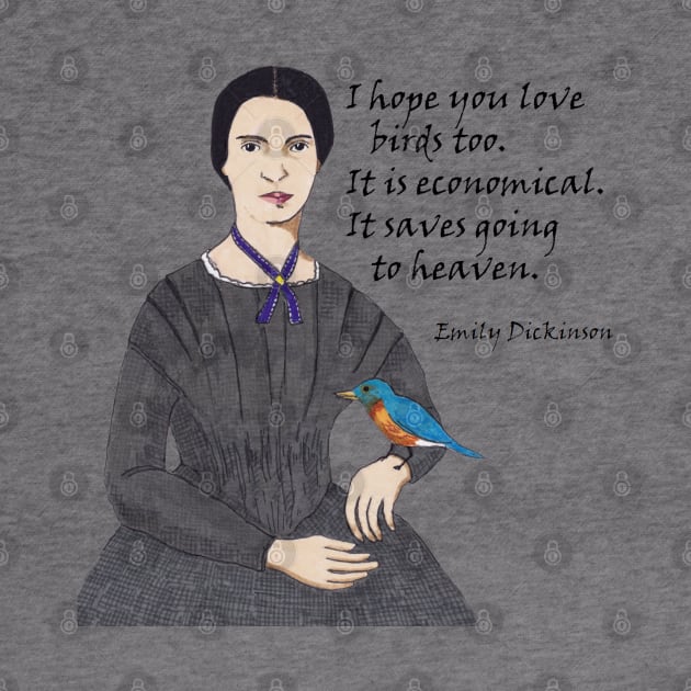 Emily Dickinson Bird Quote by katydidkay